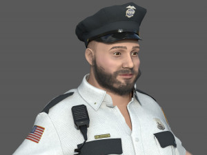 Police Officer 2 3D Model