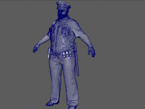 Police Officer 2 3D Model