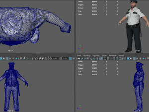 Police Officer 2 3D Model
