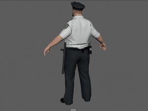 Police Officer 2 3D Model
