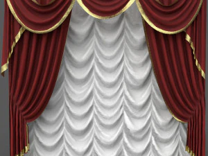 पर्दे 3 3D मॉडल