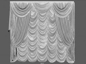 पर्दे 3 3D मॉडल