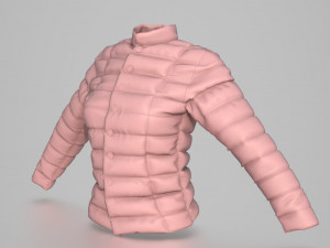 WINTER JACKET WOMAN 3D Model