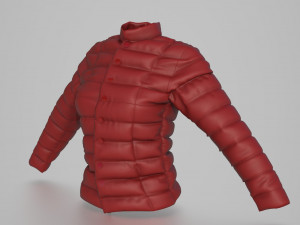 WINTER JACKET WOMAN 3D Model