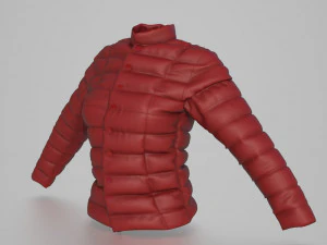 WINTER JACKET WOMAN 3D Model