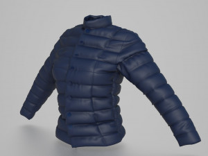WINTER JACKET WOMAN 3D Model