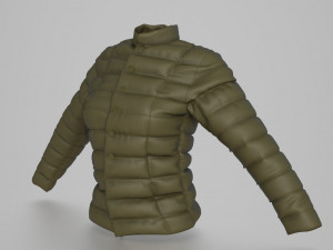 WINTER JACKET WOMAN 3D Model