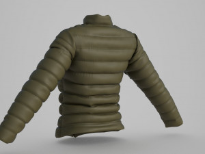WINTER JACKET WOMAN 3D Model