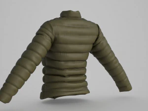WINTER JACKET WOMAN 3D Model