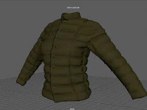 WINTER JACKET WOMAN 3D Model