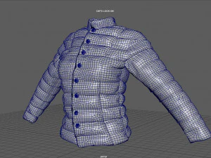 WINTER JACKET WOMAN 3D Model