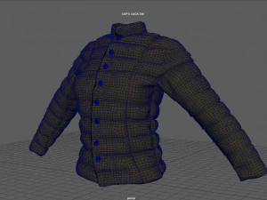 WINTER JACKET WOMAN 3D Model