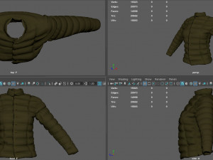 WINTER JACKET WOMAN 3D Model