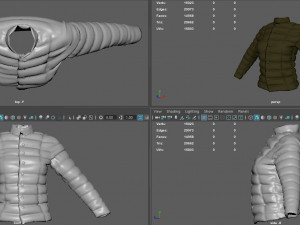 WINTER JACKET WOMAN 3D Model