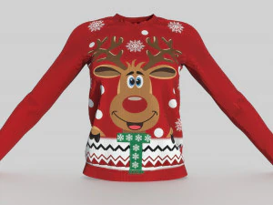 CHRISMAS SWEATER 3D Model