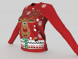 CHRISMAS SWEATER 3D Model