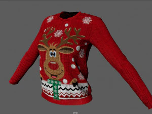 CHRISMAS SWEATER 3D Model
