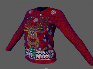 CHRISMAS SWEATER Modèle 3D