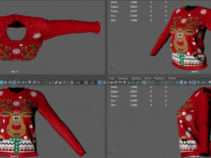 CHRISMAS SWEATER Modèle 3D