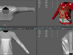 CHRISMAS SWEATER 3D Model