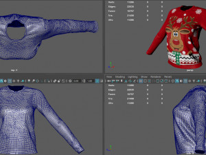 CHRISMAS SWEATER Modèle 3D