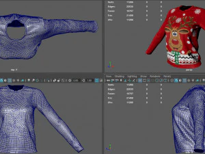CHRISMAS SWEATER 3D Model