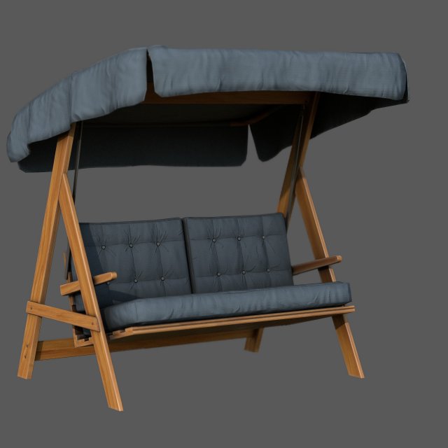 Hollywood swing 3D Model .c4d .max .obj .3ds .fbx .stl .blend 
