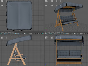 Hollywood swing 3D Model