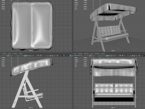 Hollywood swing 3D Model