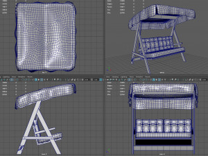Hollywood swing 3D Model