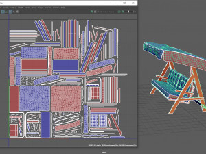Hollywood swing 3D Model
