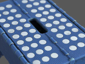 SGABELLO PIEGHEVOLE IN PLASTICA Modello 3D