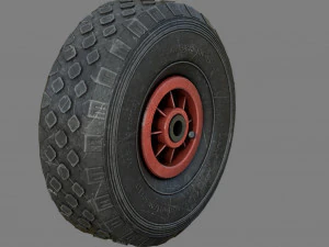 WHEELBARROW WHEEL 3D Model