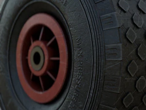 WHEELBARROW WHEEL 3D Model