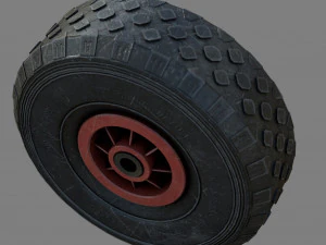 WHEELBARROW WHEEL 3D Model