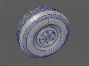WHEELBARROW WHEEL Model 3D