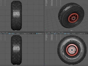 WHEELBARROW WHEEL Model 3D