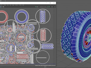 WHEELBARROW WHEEL Model 3D