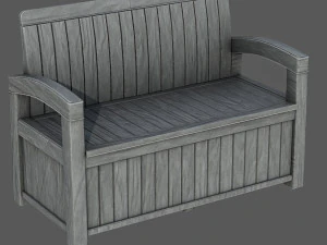 Bangku Taman Model 3D