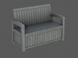 Garden Bench 3D 模型