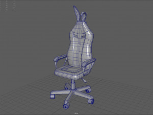 Pink Bunny Gaming Chair 3D Model