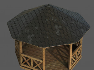 Garden Gazebo Modello 3D