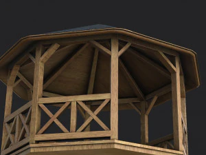 Garden Gazebo 3D Model