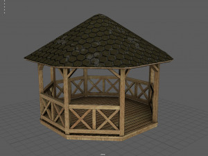 Garden Gazebo Modello 3D