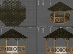 Garden Gazebo Modello 3D