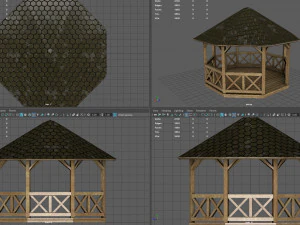 Garden Gazebo 3D Model