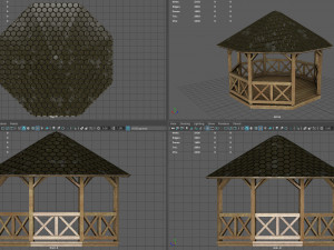 Garden Gazebo Modello 3D