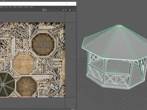 Garden Gazebo 3D Model