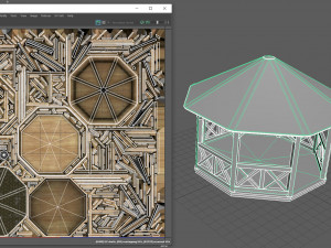 Garden Gazebo Modello 3D