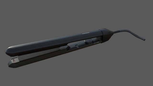 HAIR IRON Modello 3D .c4d .max .obj .3ds .fbx .stl .blend 